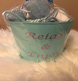 Customize Relax gift basket